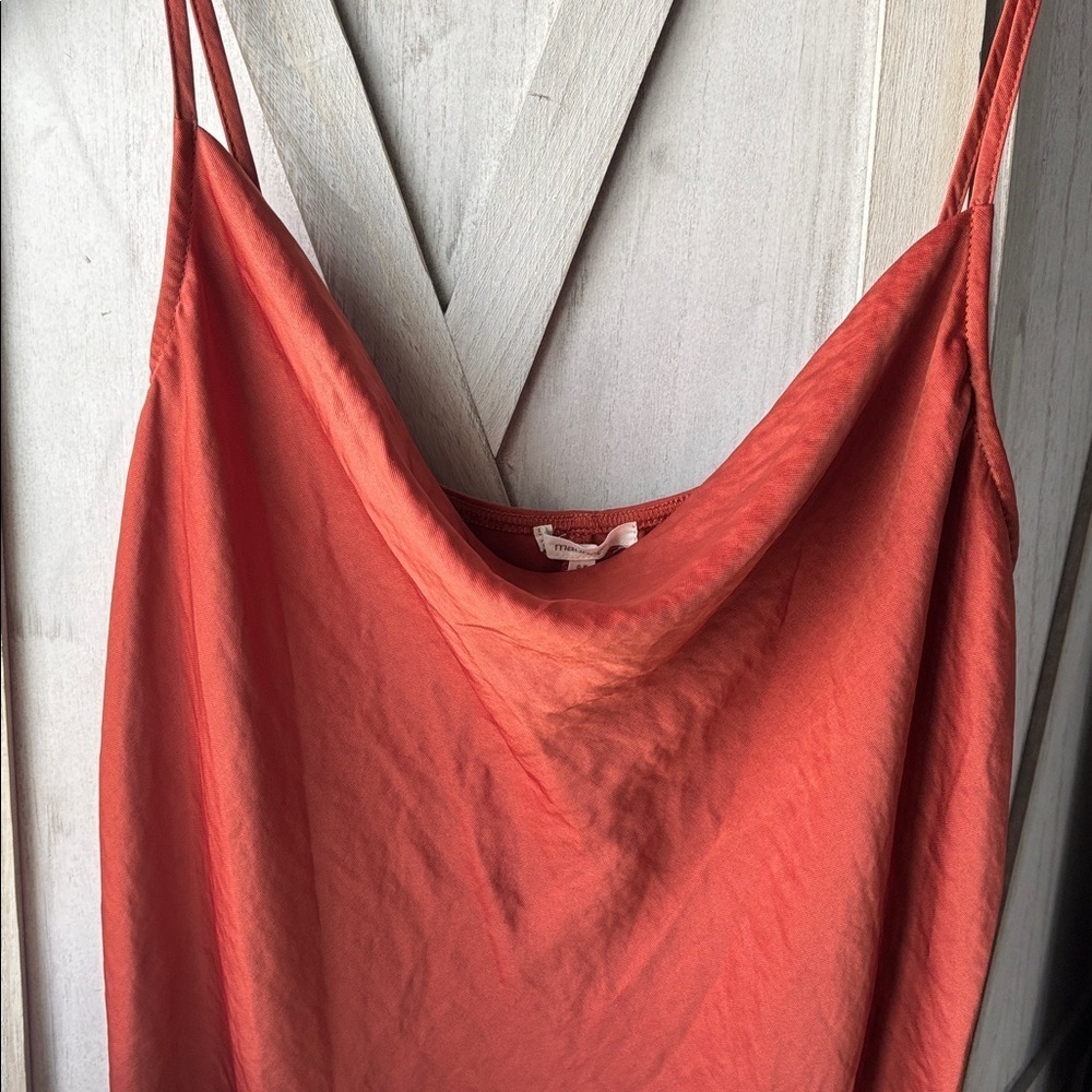 Maurices Vibrant Terracotta Slip Dress - Picture 3 of 6